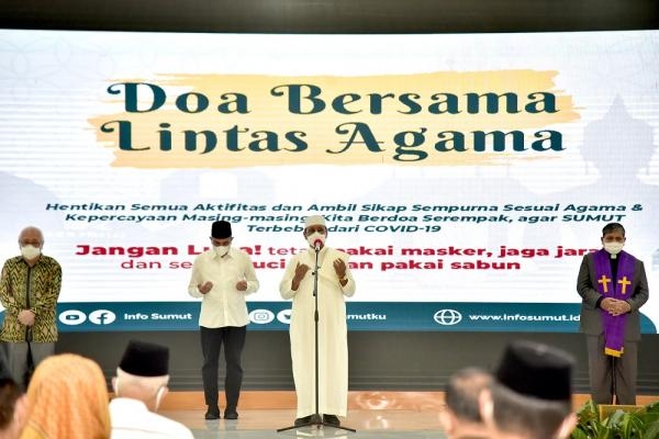  Doa Bersama Hadapi Covid-19 Gubernur Edy Rahmayadi Berharap Pandemi Segera Berlalu